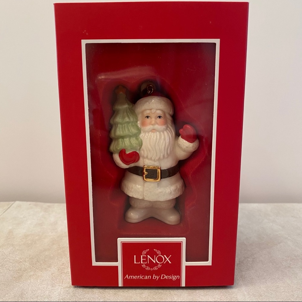 Lenox Jolly Santa Ornament